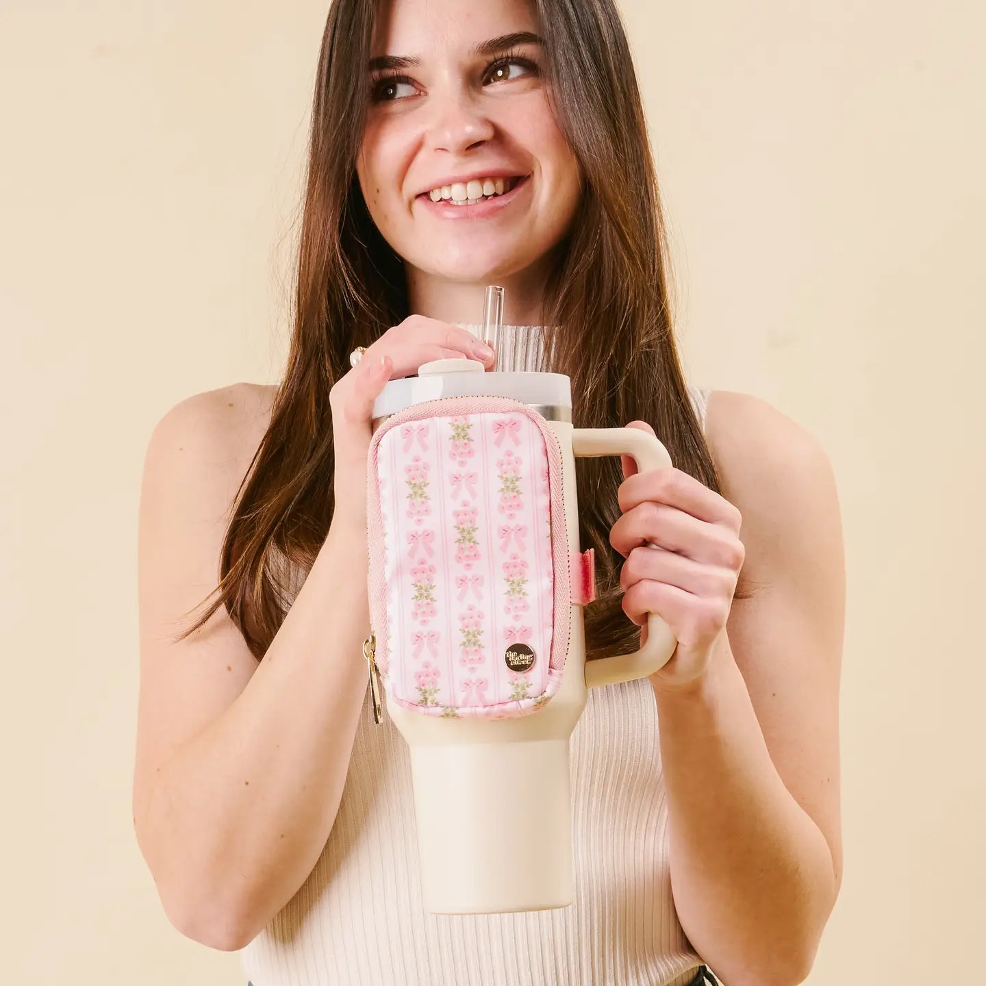 Tumbler Fanny Pack Fancy Pink