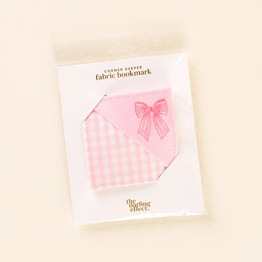 Corner Keeper Fabric Bookmark Bow